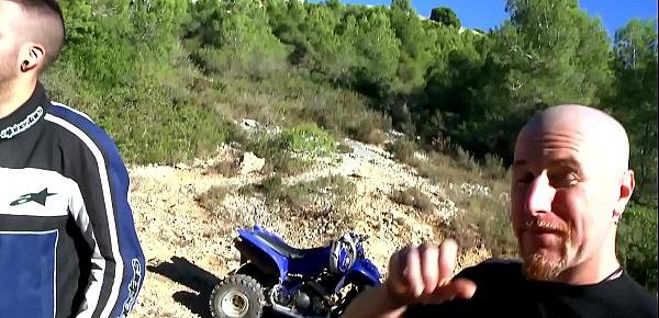  Busty Bitch Spreads Her Nice Legs And Gets Fucked Hard On That ATV